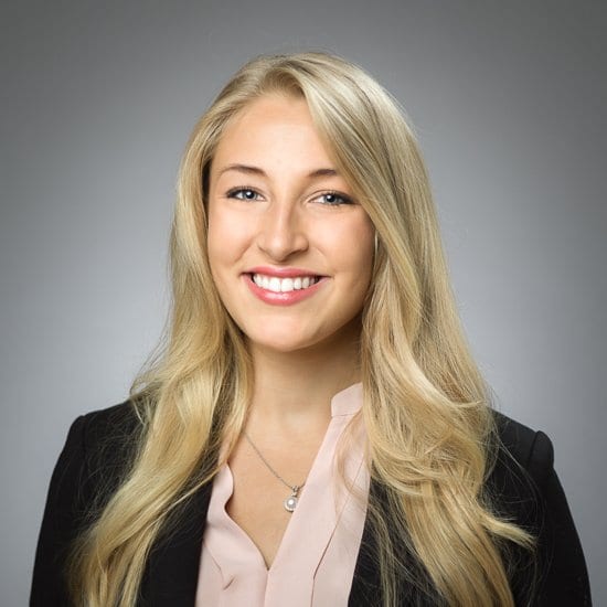 Headshot of a young lawyer