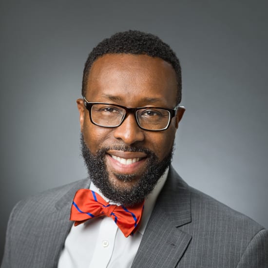 Professional studio headshot for LinkedIn